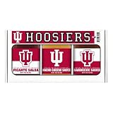 Indiana Hoosiers NCAA Triple Play Gift Set (16oz BBQ Sauce, 16oz Picante Salsa, 16oz Cheeze Dip)