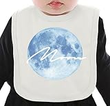 Moon ネクタイを有する有機ビブ Medium