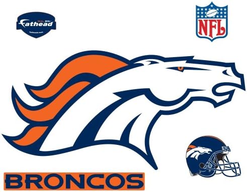 Fathead Denver Broncos Logo Wall Decal
