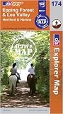 Epping Forest and Lee Valley (OS Explorer Map Active)