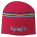 Search : Supergirl Juniors Pink Stripe Knit Beanie Hat