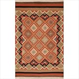 IMAGE OF Swirl SW-451 Terracotta Southwestern Rug Size: 2'6