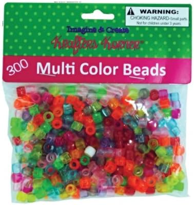 JT Crafts JT-CR-CC003 Multicolor Crafting Pony Bead (24 Pack)