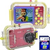 Buy Acqua DC-1231 Red 12MP Max. Digital Still Camera with waterproof case (8GB High... by SVP