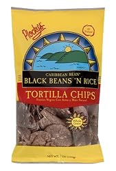 Plocky's Tortilla Chips, Black Beans 'N Rice, 7-Ounce Bags (Pack of 12)