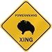 pomeranian18 - ONLY POMERANIANS XING CROSSING SIGN DOG