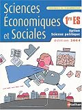 Sciences économiques et sociales, option 1ère ES