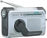 SONY 手回し充電ラジオ シルバー