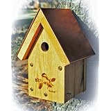 Woodlink Coppertop Chickadee Wren Bird House, 1 1 8 Hole by WOODLINK