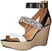 Nine West Women's Enlighten Leather Wedge Sandal