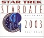 Star Trek Stardate 2003 Block Calendar