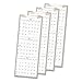 AT-A-GLANCE AW602028 WallMates Self-Adhesive Dry Erase Monthly Planning Surface, 36 x 24 , Gray/White/Orange