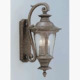 Designers Fountain 2822-AG Quintessence Lantern Autumn Gold 9 w x 19-1/2 h x 11 ext.