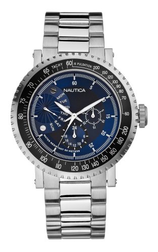 Nautica Mens N12540G Latitude Multi-Function Watch