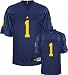 Michigan Wolverines Football Jersey: adidas #1 Navy Replica Football Jersey