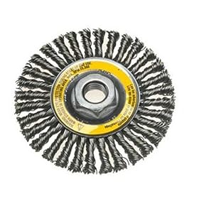 DeWalt DW4927 4 Stringer Bead Wire Wheel Stainless Steel 5 8-11 Arbor.020 by DeWalt