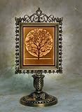 Midnight Moon - Victorian Lithophane Porcelain Lamp