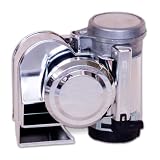 Stebel Nautilus Compact Motorcycle Air Horn - Loud - Chrome