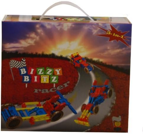 Bizzy Bitz Building Toy = Racer Set 63 Pieces by Bizzy Bitz