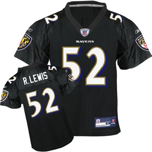 Reebok Baltimore Ravens Ray Lewis Youth Replica Alternate Jersey Large