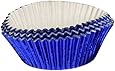 Jubilee Sweet Arts 50 Count Foil Cupcake Muffin Baking Cups, Blue