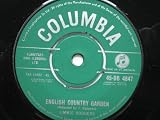 Rodgers, Jimmie English Country Garden 7" Columbia DB4847 EX 1961
