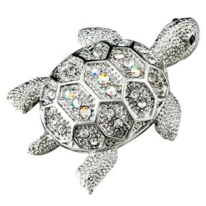 Pugster Turtle Animal Brooches & Pins