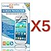 CoverON(TM) 5 PACK CLEAR LCD Screen Protector Shield for PANTECH P9090 DISCOVER [WCC1184]