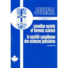 Canadian Society of Forensic Science Journal by