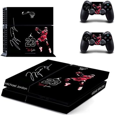 PS4 Air Michael Jordan Waterproof Whole Body VINYL SKIN STICKER DECAL COVER for PS4 Playstation 4 System Console and Controllers