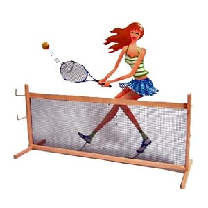 Jewelry Organizer Tennis Player