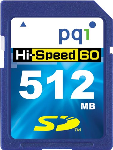 PQI SDカード 512MB 60倍速ハイスピード SDB60-512
