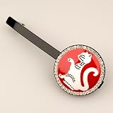 Chatons Rouge - Cubitas Boulanger Collection (Hand-set Swarovski Crystals - Barrette)