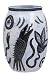 Kosta Boda Caramba Vase, Black and White