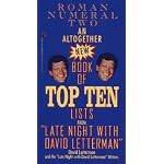 An ALTOGETHER NEW BOOK OF TOP TEN LISTS LATE NIGHT DAVID LETTERMAN book cover
