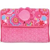 Pink Travel Diaper and Wipes Bag. Quick Change Baby Bag. Chip Chip Collection.