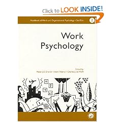 A Handbook Of Work And Organizational Psychology: Work Psychology (Handbook of Work & Organizational Psychology)