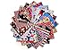 160 2.5 INCH PATRIOTIC QUILTING SQUARES-20 DIFFERENT PRINTS- 8 OF EACH #2