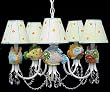 Children's Fish Chandelier with Shades