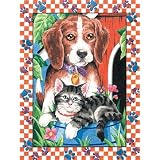 Eigenschaften Dimensions 91115 / Hund und Katze Malen nach Zahlen mit Buntstifte