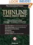 NIV Thinline Bible, Large Print