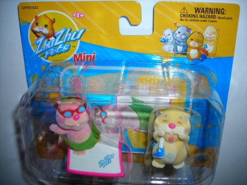 516DYSfh5FL Zhu Zhu Mini Pets   2 Figurines (Jilly and Pipsqueek)