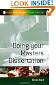 Doing Your Masters Dissertation (Essential Study Skills series)