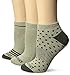 Dickies Women's Ladies Polka Dot No Show Sock 3 Pack
