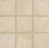 Arizona Tile Tumbled Travertine Tile, 4-by-4-Inch, Ankara - Includes 5-Square Feet