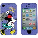 Premium - Apple iPhone 4 Minnie Mouse 51 - Faceplate - Case - Snap On - Per ....