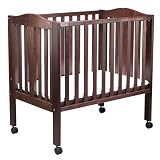 Mini Portable Crib - Cherry