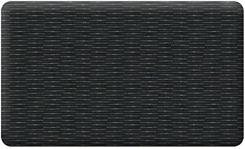 Take Ten Anti-Fatigue Kitchen Comfort Mat 18x30 Bamboo Weave Charcoal