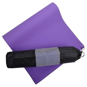 GOGO™ Yoga Beginner Kit, Premium 1/4 inches (6mm) Sticky Yoga Mat + Mesh Bag, Yoga Accessories