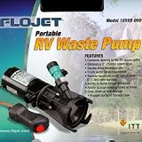 RV Macerator Pump Septic Tank Dump Pump Portable RV Waste Pump (Storage Case Included)